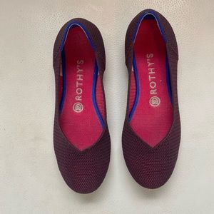 Rothys Berry Lattice Stitch EUC